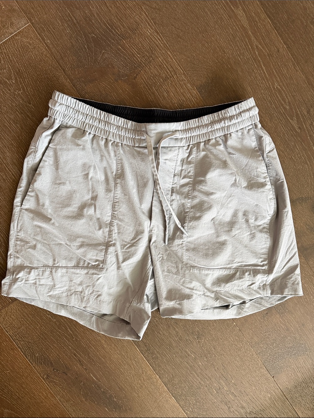 lululemon athletica Gray Athletic 5” Drawstring Shorts
